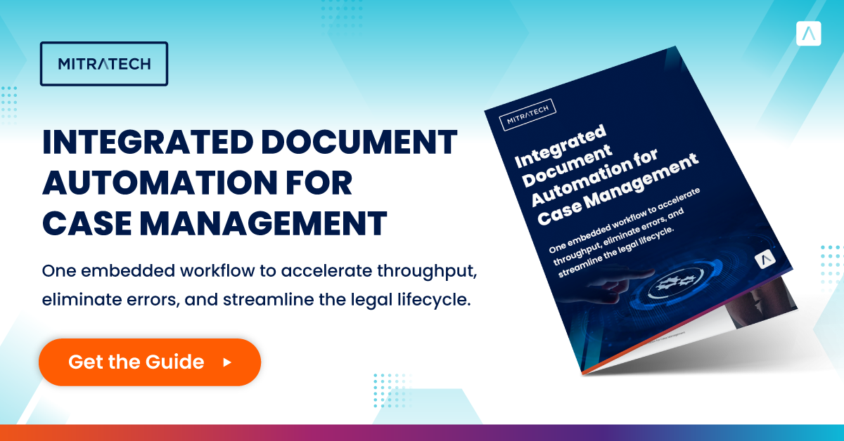 Integrated Document Automation for Case Management